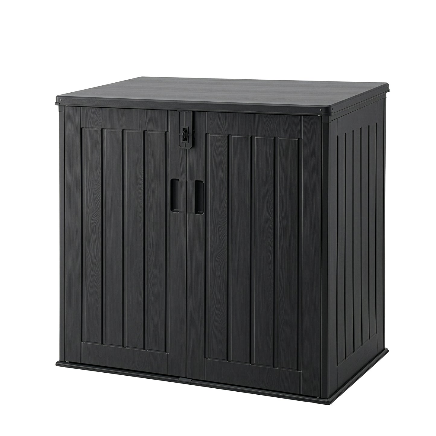 Gardeon Outdoor Storage Box 775L Container Lockable Cabinet Tool Organizer Shed Black