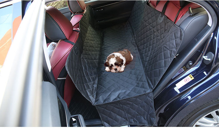 Heavy Duty Dog Car Seat Cover with Side Flaps, Waterproof Pet Back Seat Cover, Non-Slip Scratchproof Dog Hammock for Cars, Trucks and SUVs