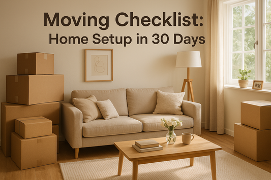 Moving Checklist: Home Setup in 30 Days
