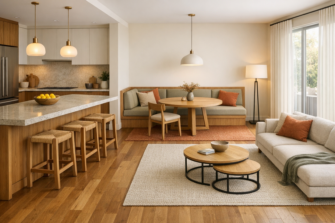 7 Ways To Zone Open-Plan Living Areas