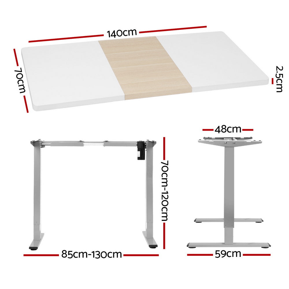 Artiss Standing Desk Electric Sit Stand Desks 140CM