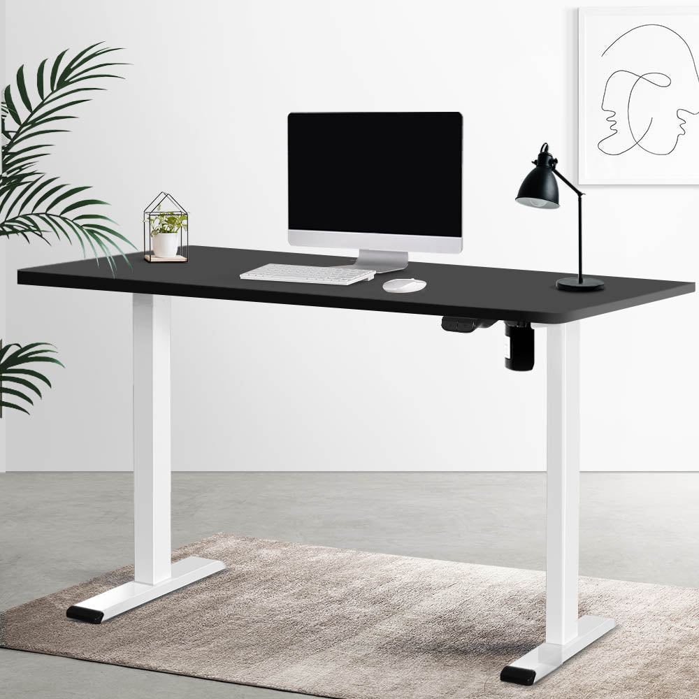 Artiss Standing Desk Motorised Sit Stand Desks Black 120CM