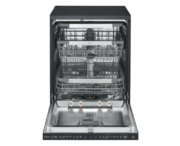 LG 15 Place QuadWash Dishwasher in Matte Black Finish with TrueSteam