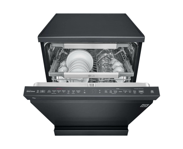 LG 15 Place QuadWash Dishwasher in Matte Black Finish with TrueSteam