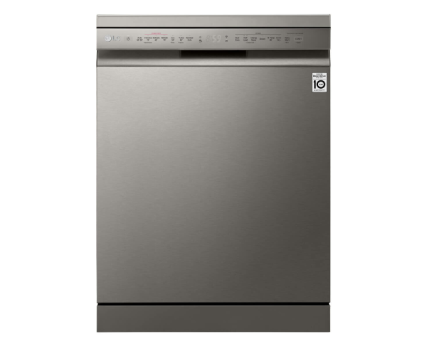 LG QuadWash TrueSteam Freestanding Dishwasher Stainless Steel