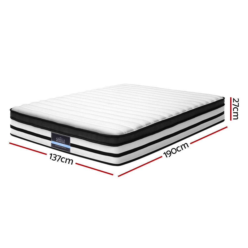 Giselle Bedding 27cm Mattress Euro Top Double