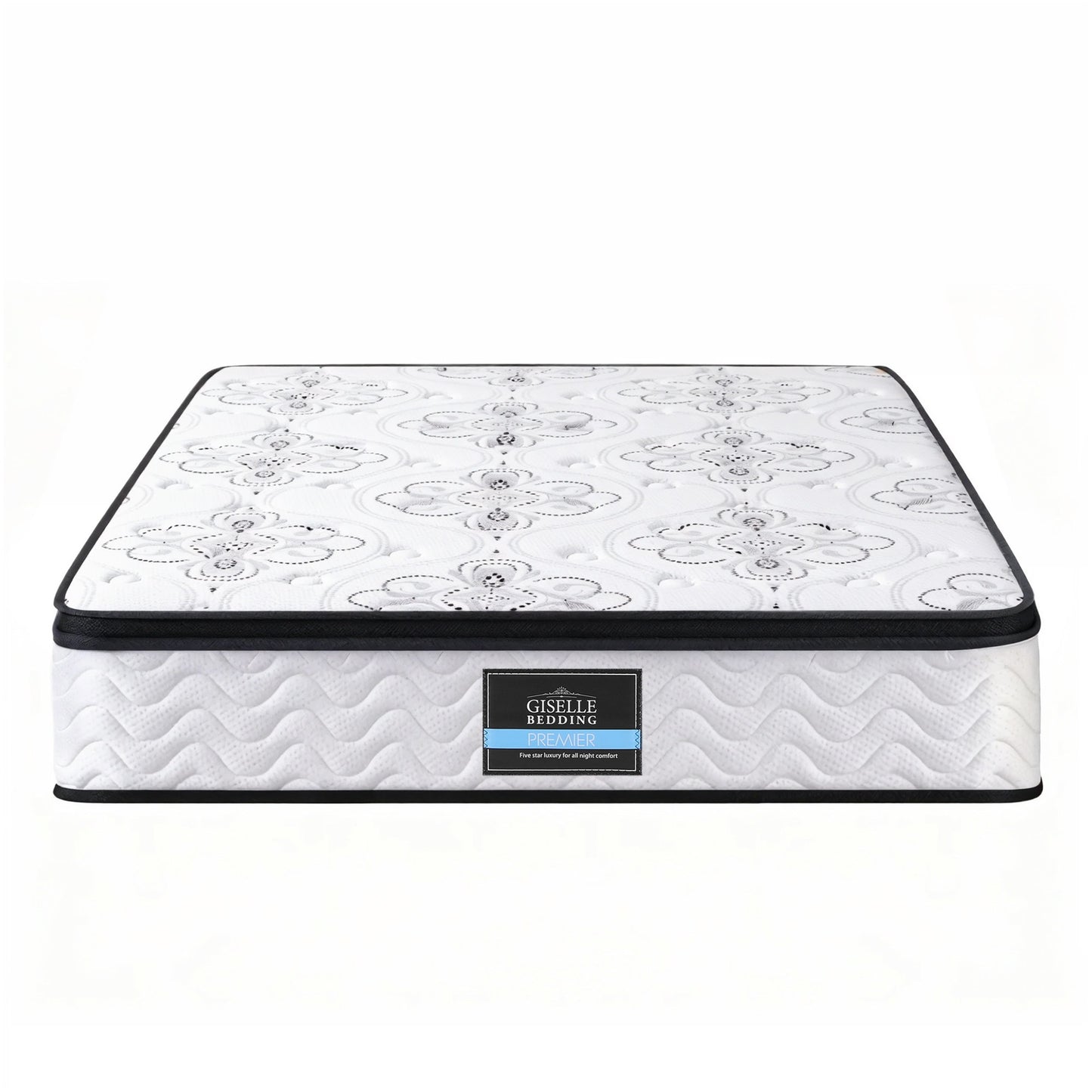 Giselle Bedding 30cm Mattress Pocket Spring Medium Firm Foam Euro Top Queen