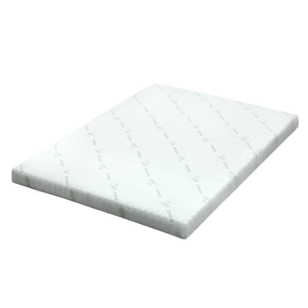 Giselle Bedding Memory Foam Mattress Topper Cool Gel Bed Mat Bamboo 10cm King