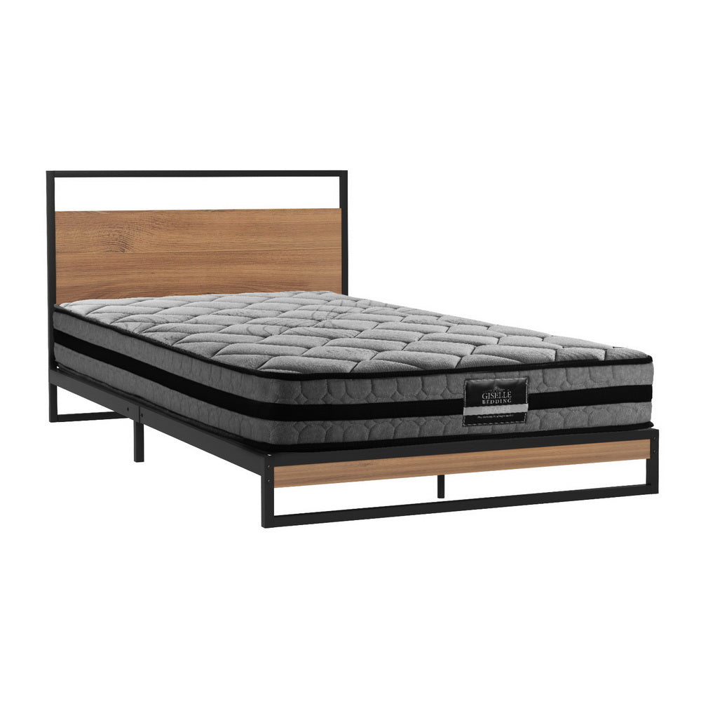 Artiss  Metal Bed Frame King Single Size Beds Platform with Mattress