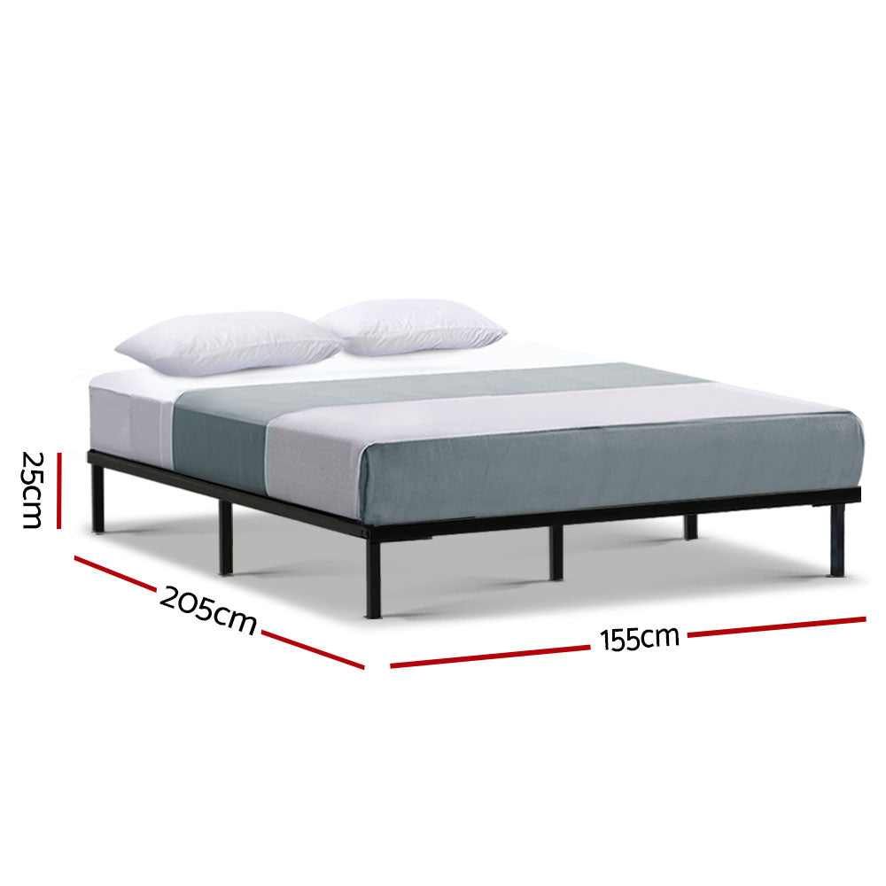 Artiss Bed Frame Queen Size Metal Frame TED