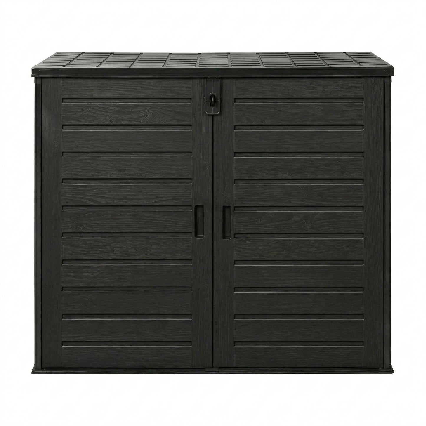 Gardeon Outdoor Storage Box 1170L Container Lockable Cabinet Tool Organizer Shed Black
