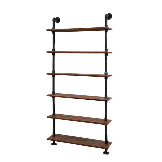 Artiss Floating DIY Pipe Shelf 6 Tiers - IRA