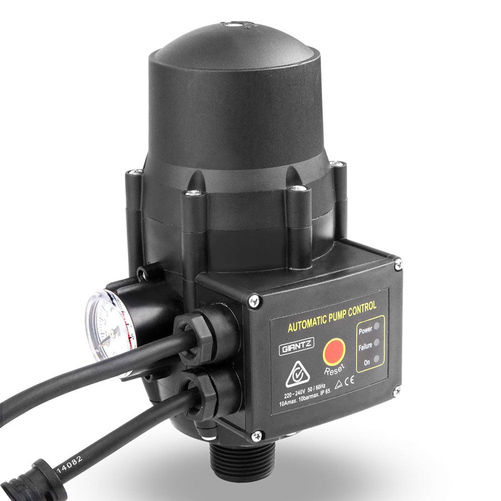 Giantz Peripheral Water Pump Garden Boiler Car Wash Auto Irrigation QB80 Black