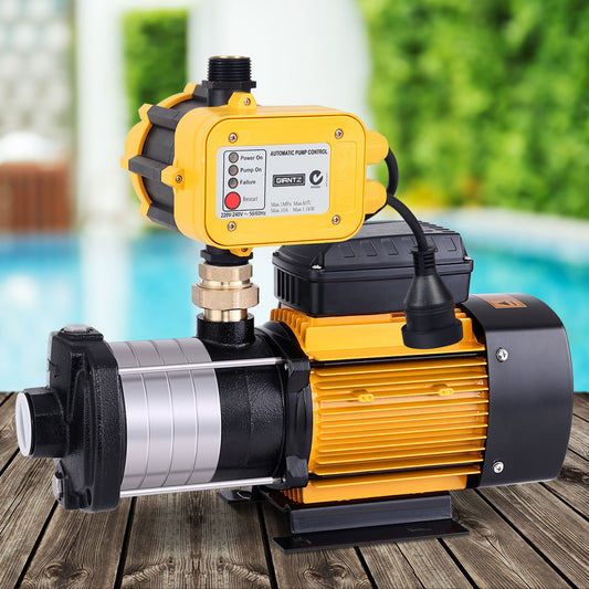 Giantz Garden Water Pump High Pressure 2000W 5-Stage Tank Irrigation Yellow