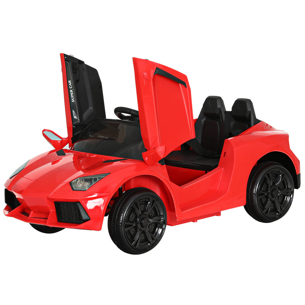 Rigo Kids Electric Ride On Car Ferrari-Inspired Toy Cars Remote 12V Red