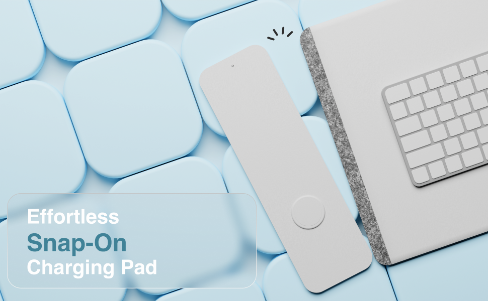 Laser Wireless Charging Desk Mat Grey