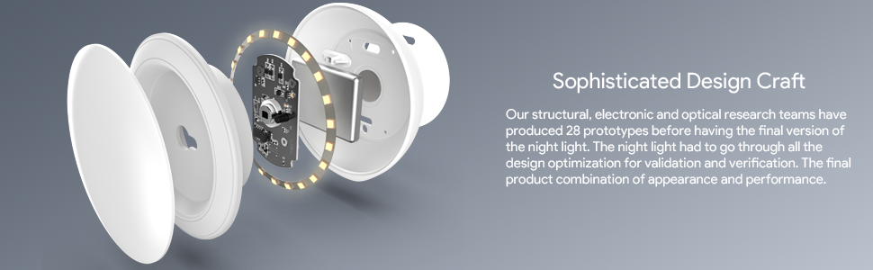 LED Motion Sensor Night Light Indoor, Cordless Battery Powered,Stick-on Warm White Light with Built-in Infrared Motion Detection, Sensor Light for Hallway,Bedroom