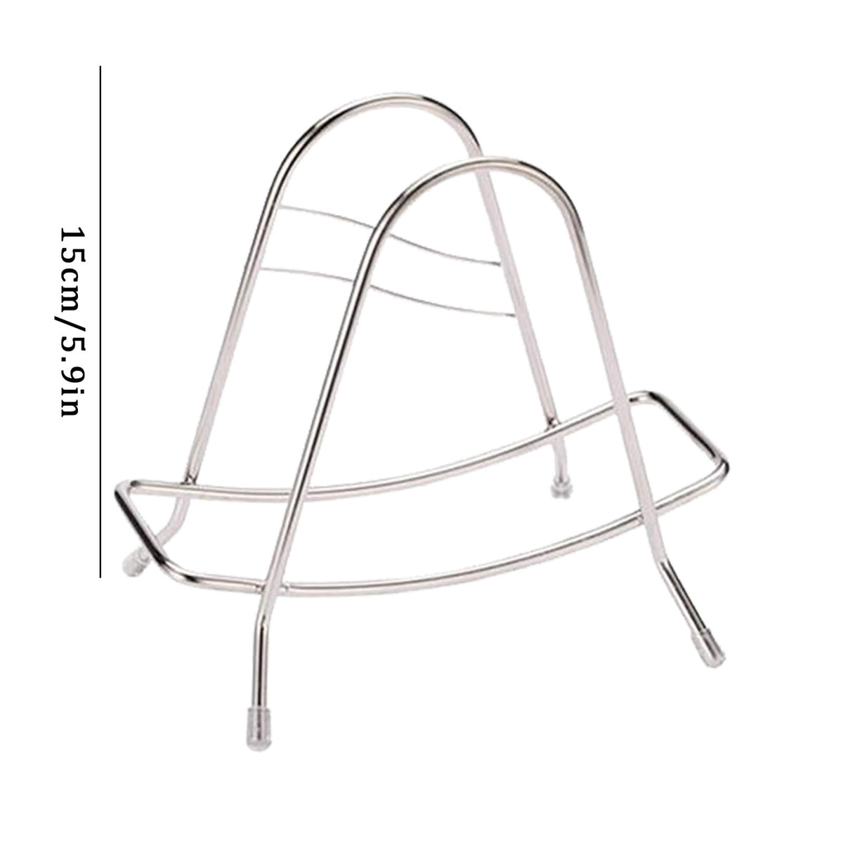 Eewia Rack Clearance! Stainless Steel Cutting Board Rack Household Pot Cover Rack Sitting Kitchen Chopping Board Shelving Shelving Sticky Board Cutting Board Rack Countertop, Include 1*Storage Rack Silver