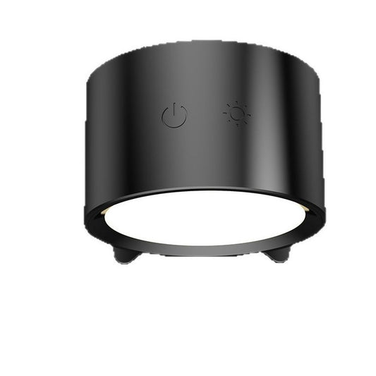 Night Light - Table Lamp - Bedside Lamp - Mood Lamp - Wireless Table Lamp - Rechargeable Lamp - LED Night Lamp - Touch Lamp - Dimmable Lamp - Desk Lamp - Mood Lighting - Portable Lamp - Bedroom Lamp - Modern Design - USB Rechargeable - Black - 1 Piece