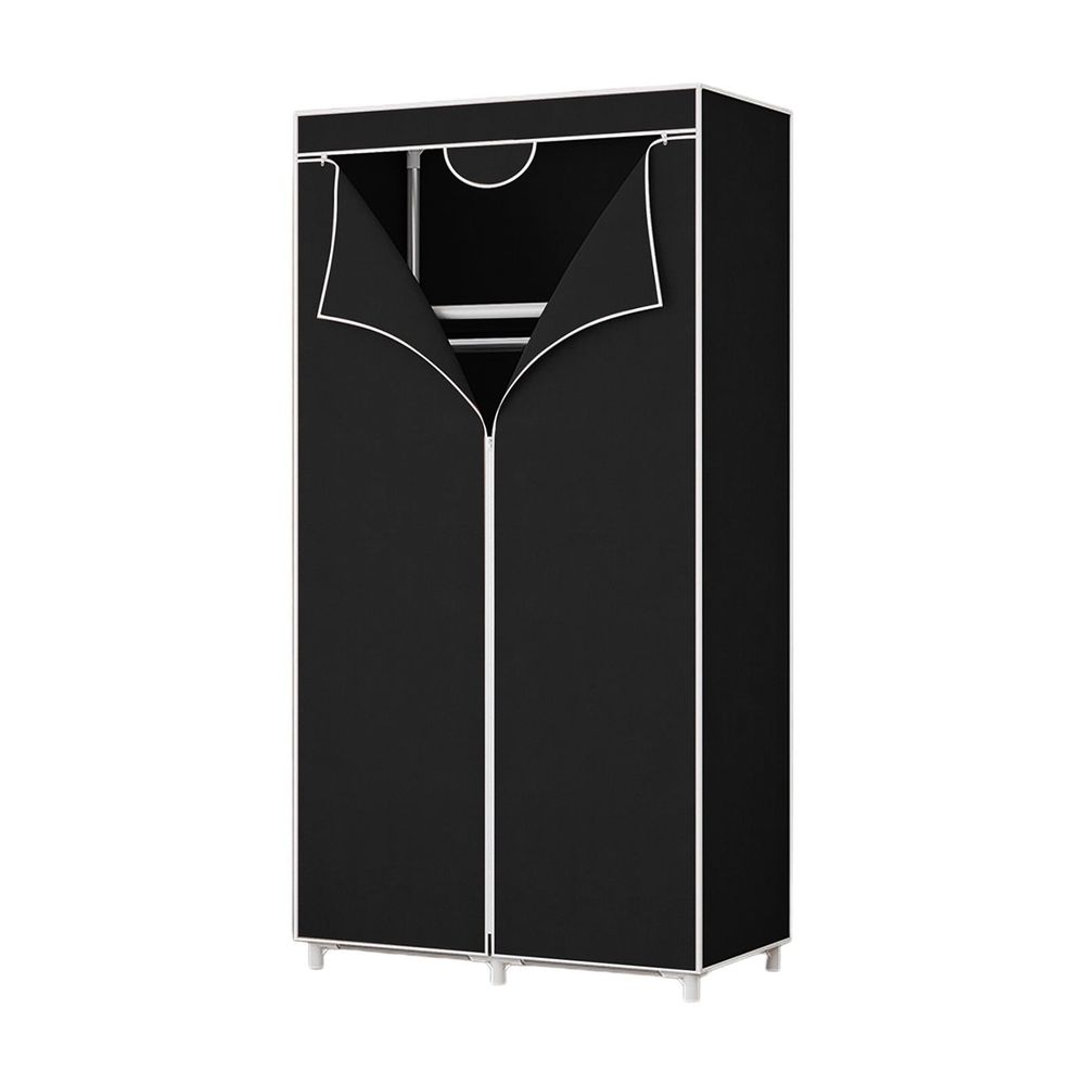 Portable Closet Wardrobe | Freestanding Clothes Rack with Shelves | Storage Cabinet for Bedroom, Living Room, or Entryway | Hanging & Shelving Organizer for Clothes, Shoes, and Bags