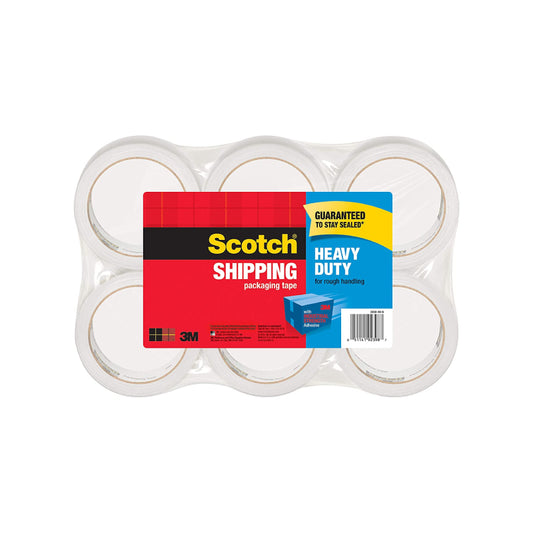 SCOTCH Packing Tape 3850-6-AU HD Pack of 6