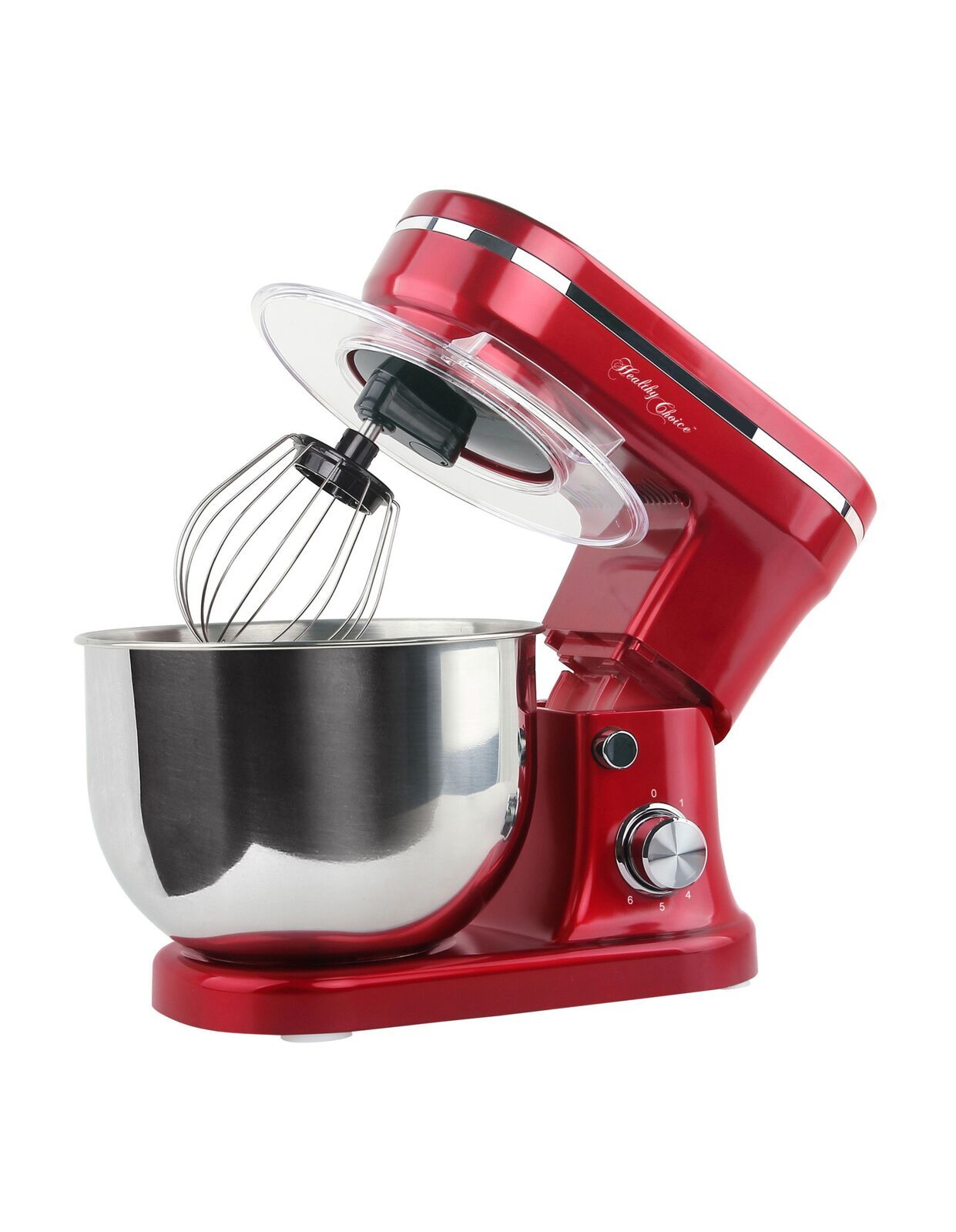 1200W Mix Master 5L Kitchen Stand (Red) w/ Bowl/ Whisk/ Beater