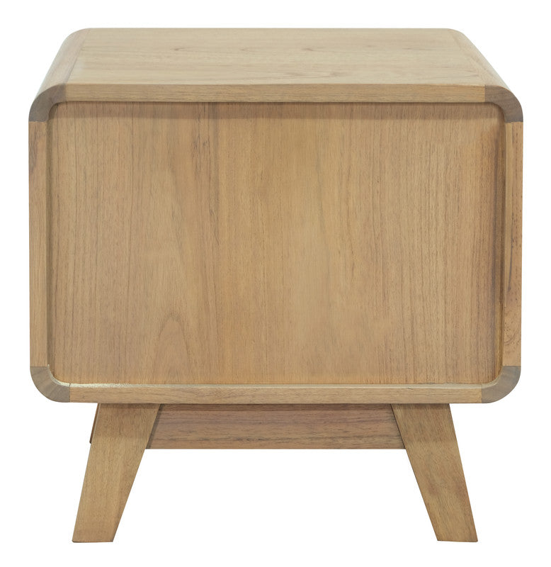 Providence 2 Drawer Bedside Table (Natural)