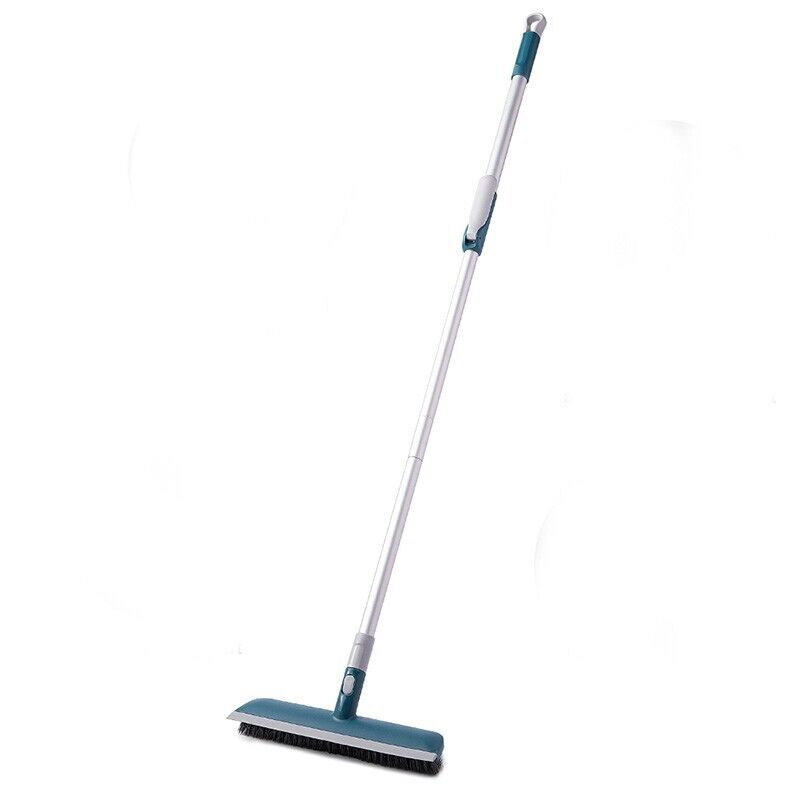 Floor Scrub Brush Push Broom Long Handle for Cleaning Tile Bathroom Tub Patio