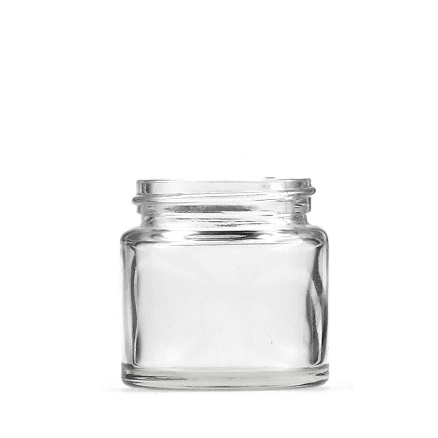 10x 300ml Flint Glass Jars + Twist Lids - Round Food Cosmetic Packing Containers