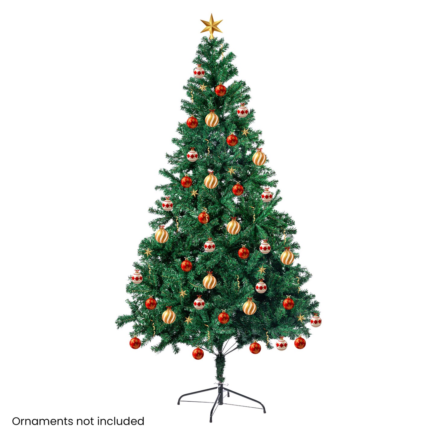 Christabelle Christmas Tree Decor 1.2m Xmas Decorations - 300 Tips Green