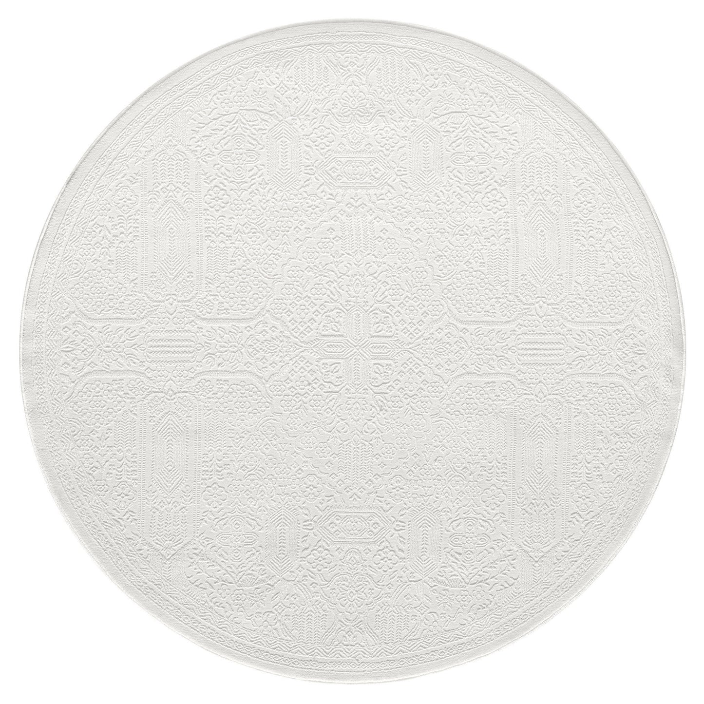 Grande Jacquard Rug - Ivory - 120x170