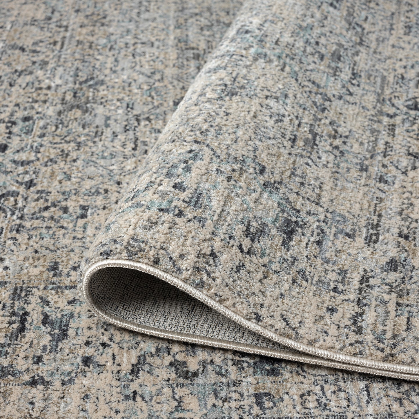 Aubre Contemporary Area Rug - Sand - 160x160