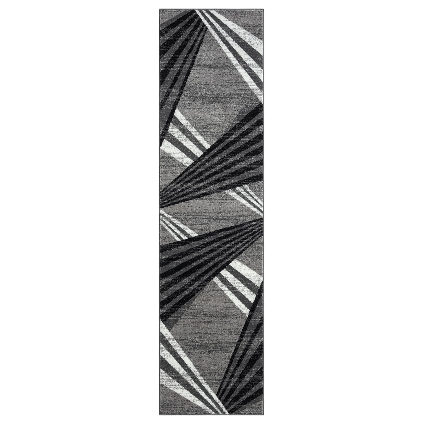 Adore Geometric Textural Rug - Grey - 160x230