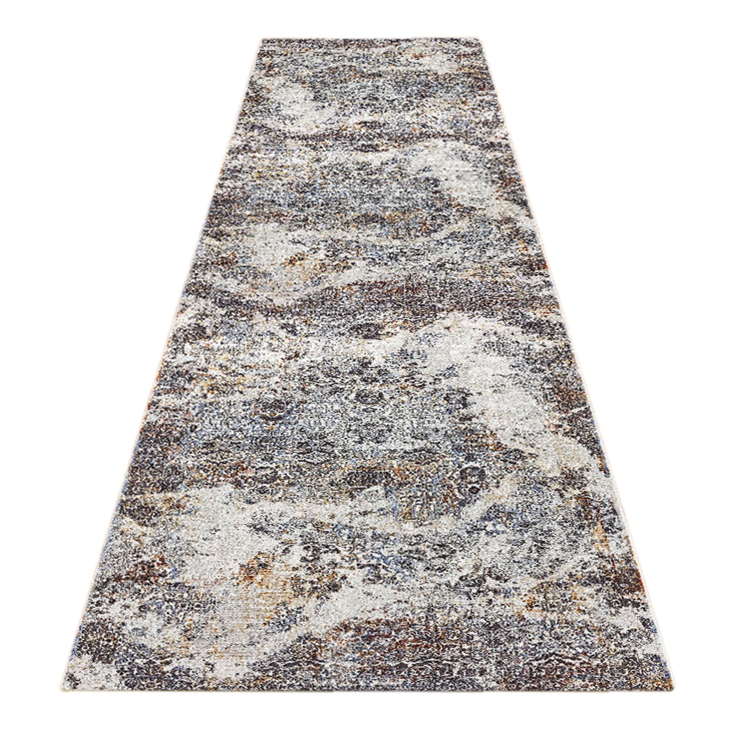 Luxe Vintage Textured Rug - Light Grey - 160x230