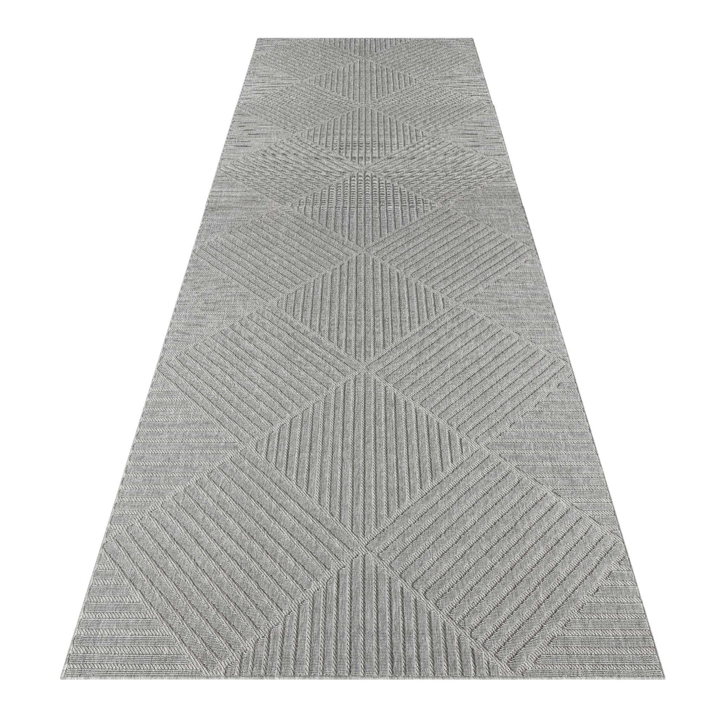 Alpha Outdoor Rug - Light Grey - 300x400