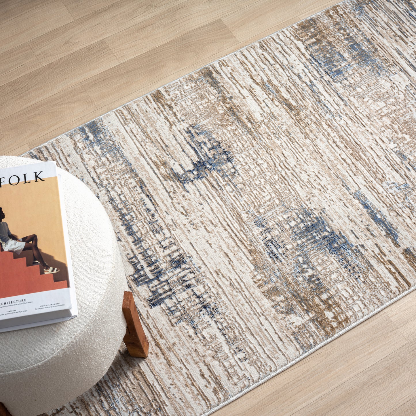 Grande Jacquard Rug - Stone - 300x400