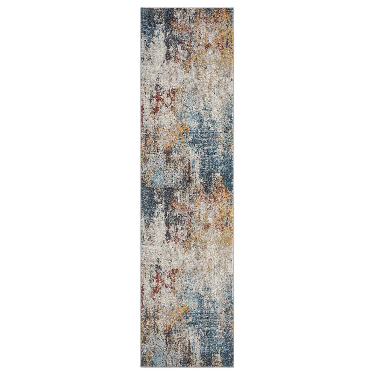 Oriental Multi Hues Rug - Multi - 80x300