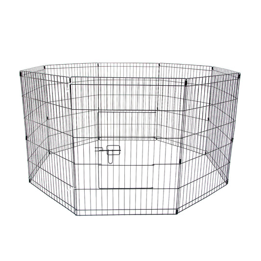 Pet Playpen Foldable Dog Cage 8 Panel 30in