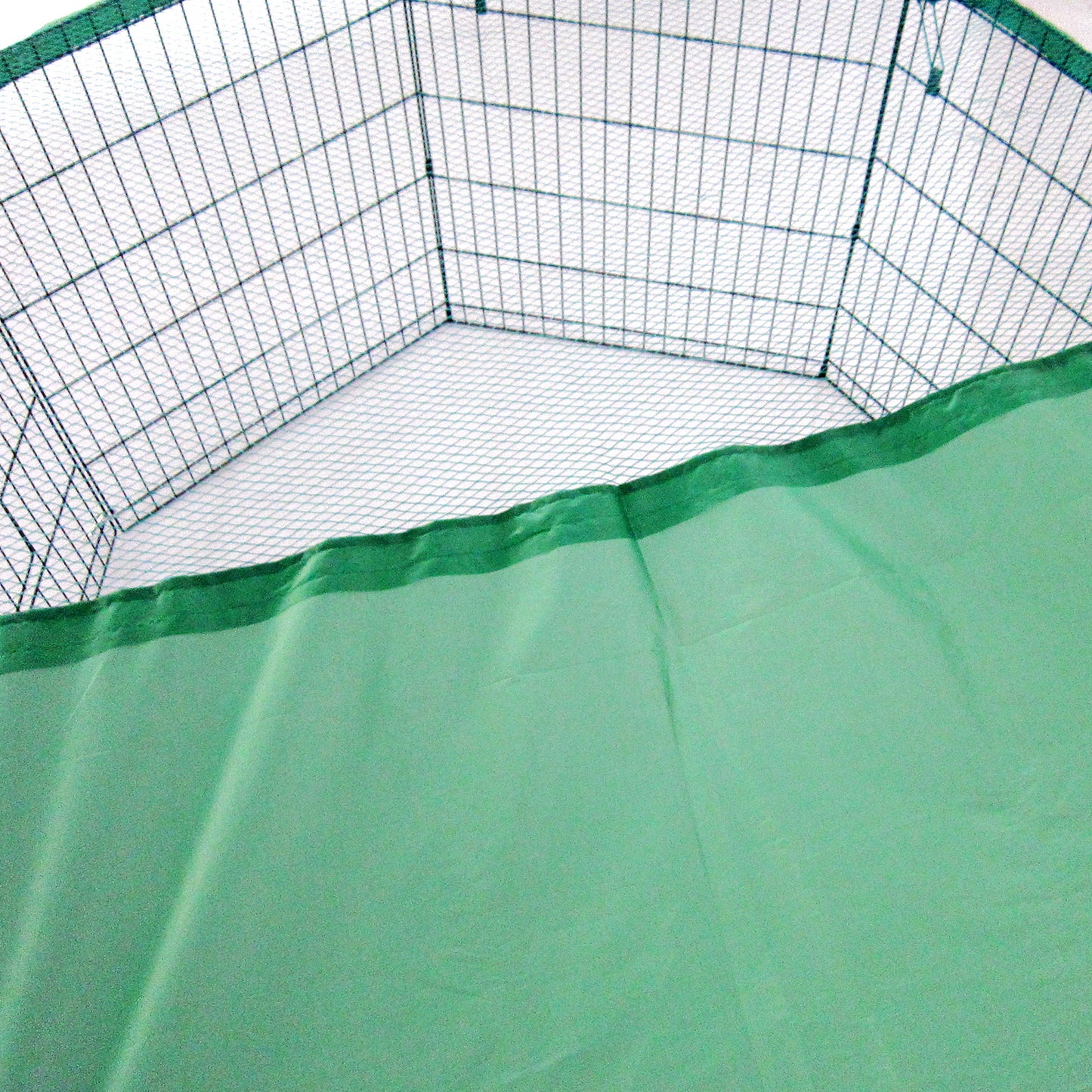 Net Cover Green for Pet Playpen Dog Cage 36in