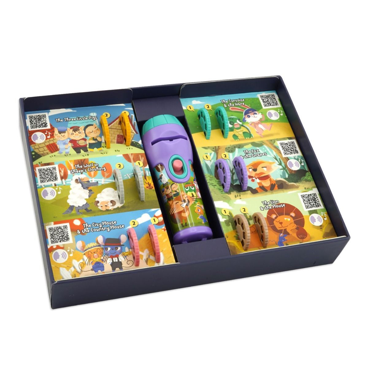 Storytelling Torch Projector 6 Stories Gift Set - Audio Kids Learning STEM Toy