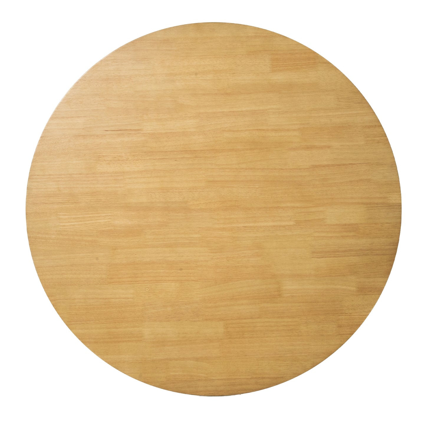 Cusco 100cm Round Dining Table Scandinavian Style Solid Rubberwood Natural