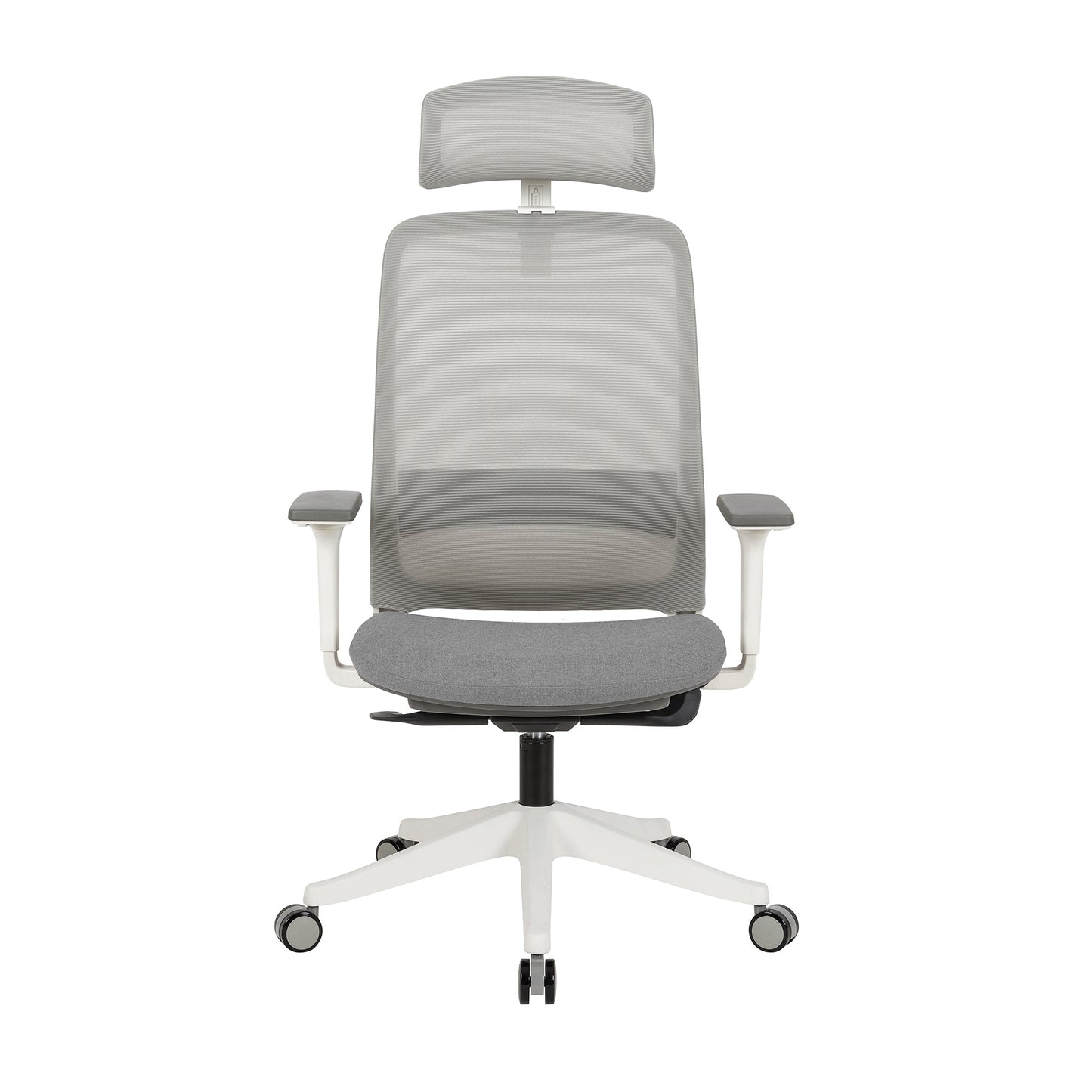 Carlie High Back Molded Foam Seat Ergonomic Office Chair In Grey