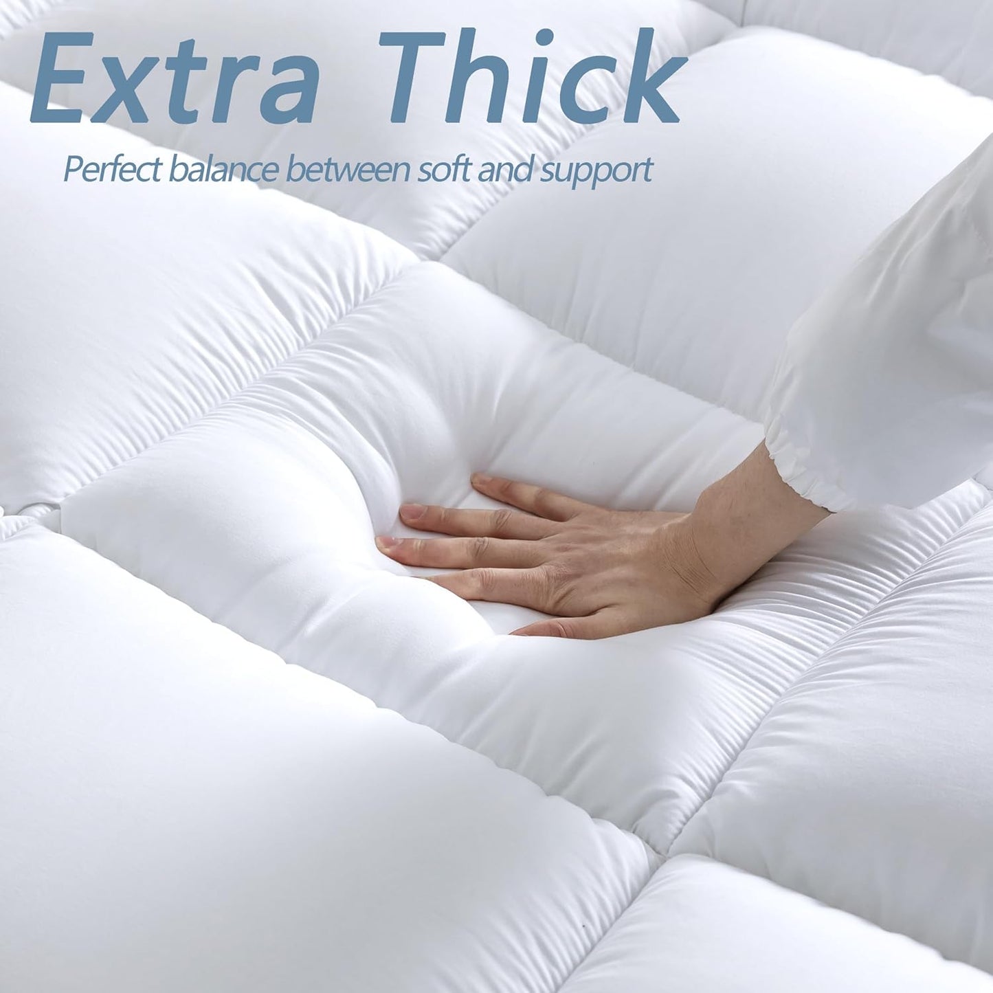 Gioia Casa Luxury Extra Thick 1000GSM Mattress Topper -Single size