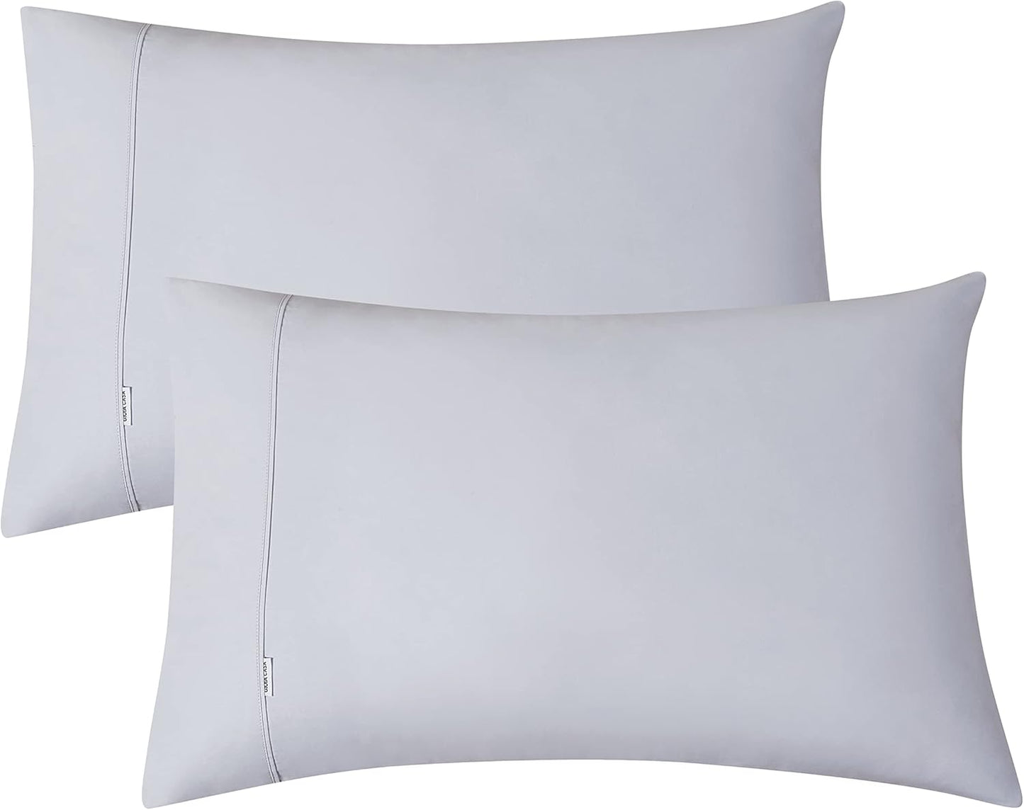 Gioia Casa Vintage Washed 100% Cotton Sheet Set with 2 Pillowcases - Silver - Double