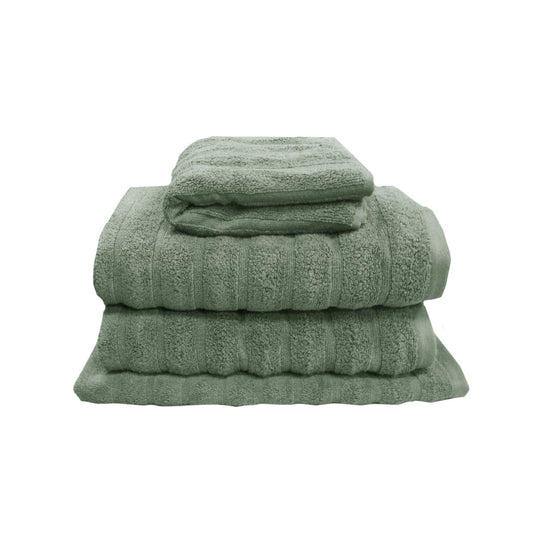 J Elliot Home Set of 4 George Collective Cotton Bath Towel Set Avocado