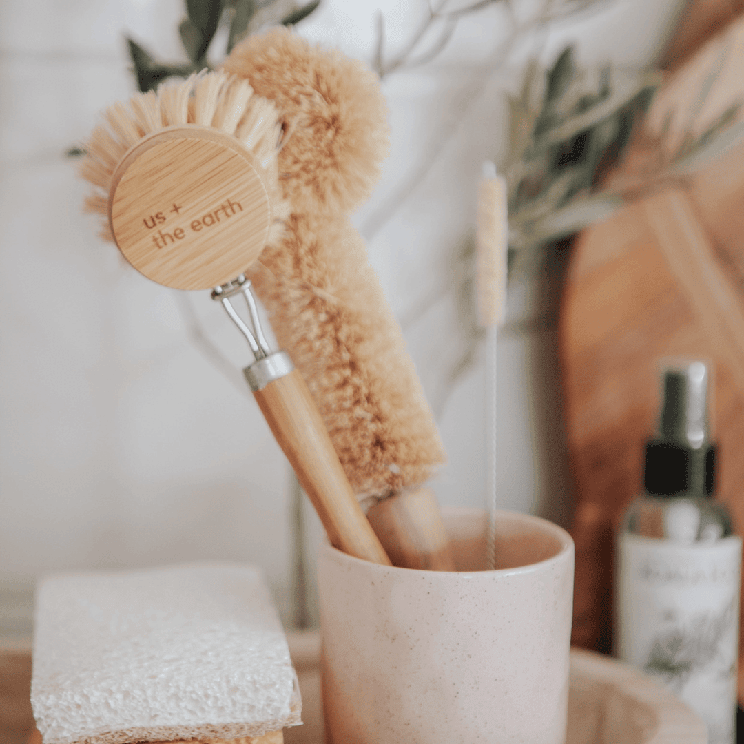 Eco Cleaning - Bamboo Scrubbing Brushes set of 4