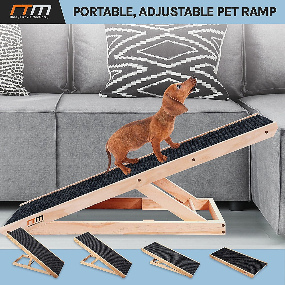 Dog Ramp Pet Ramp Adjustable Heights Portable