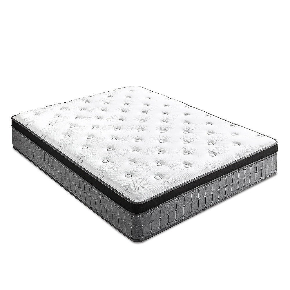 Mattress Double Euro Top Pocket Spring Motion Isolation CertiPUR-US Certified