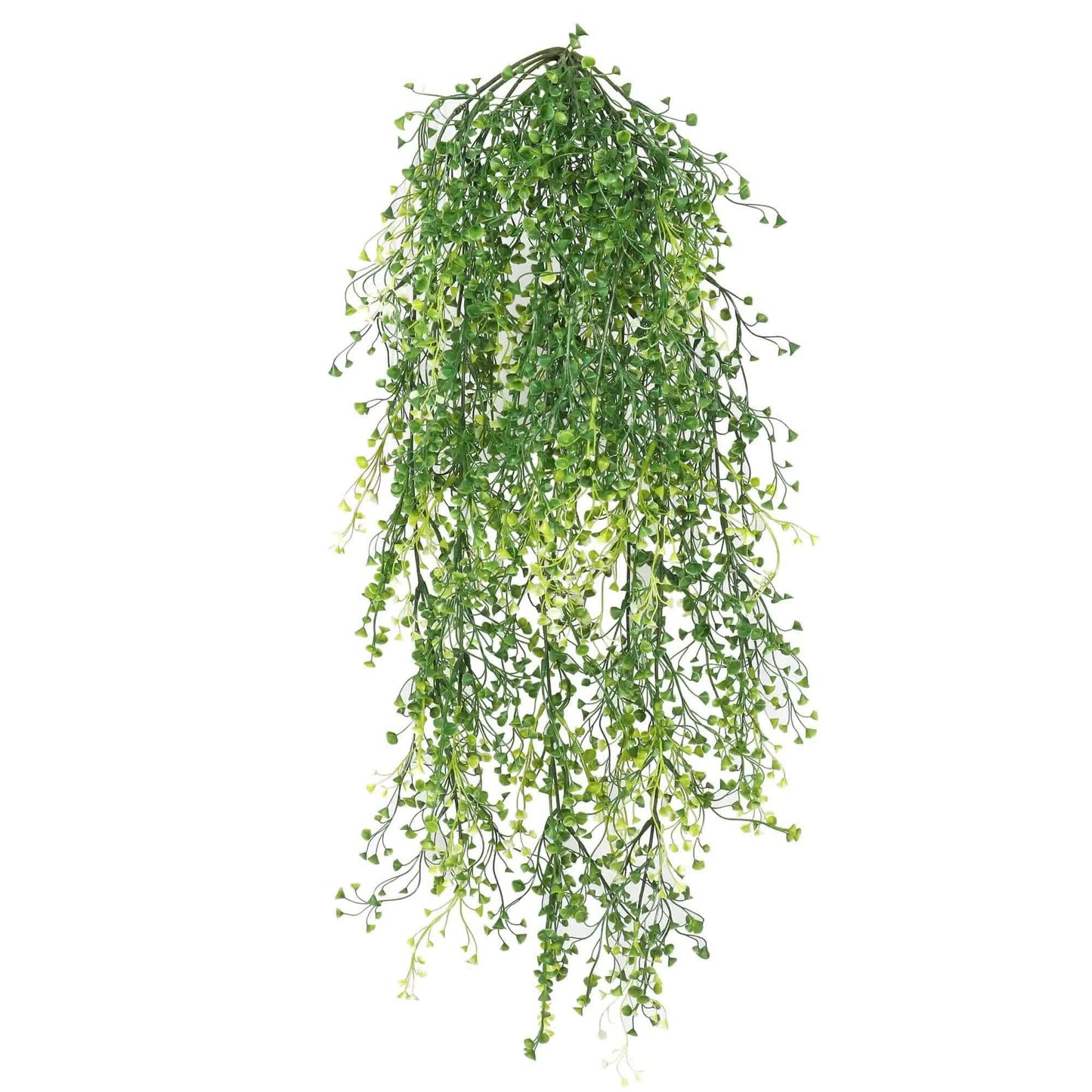 Artificial Hanging Plant (Mixed Green String of Pearls) UV Resistant 90cm