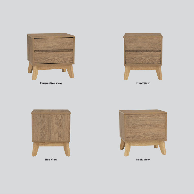 Hirado Bedside Table - Natural